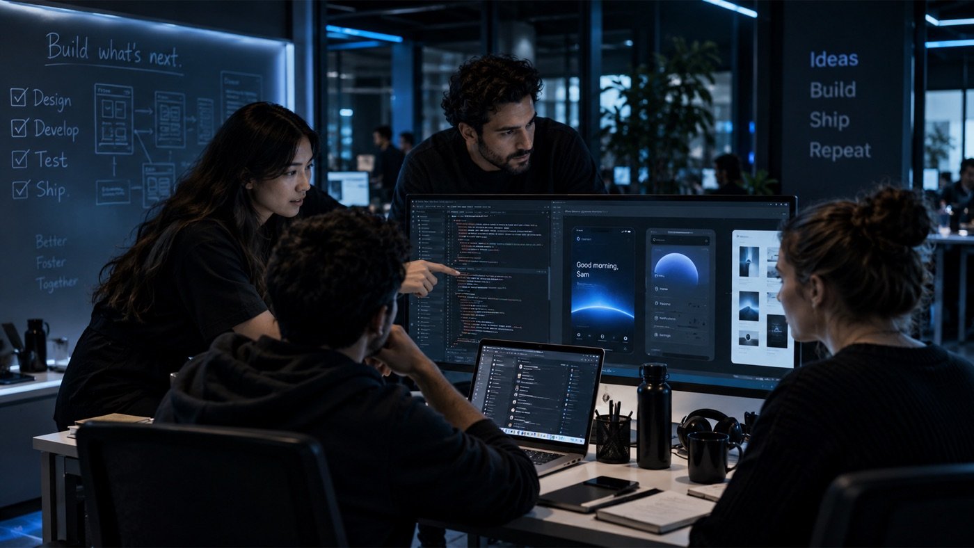 Product team designing an AI product